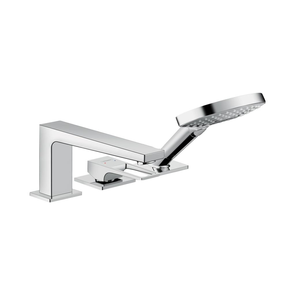 Hansgrohe 74554001 Metropol 3 Hole Roman Tub Set Trim Chrome