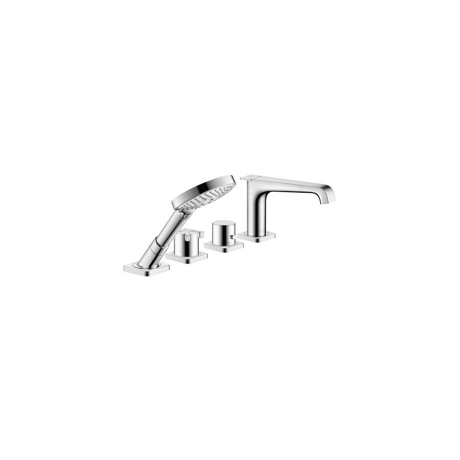 Hansgrohe 36413001 Axor Citterio E 4 Hole Thermostatic Roman Tub Faucet Chrome