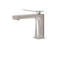 Aquabrass 19014 Chicane Single Hole Lavatory Faucet Brushed Nickel