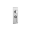 Aquabrass S3184 B Jou Square Trim Set For Thermostatic Valve 12001 Brushed Nickel