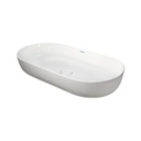 Duravit 037980 Luv Washbowl Without Tap Hole Grey Satin WonderGliss