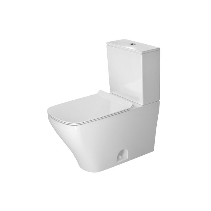 Duravit 216001 DuraStyle Two Piece Elongated Toilet Without Tank HygieneGlaze