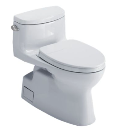 TOTO CST644CEFGT40#01 1Pc Carolina Ii Washlet+ 1.28G Pf Sk Cefiontect Cotton