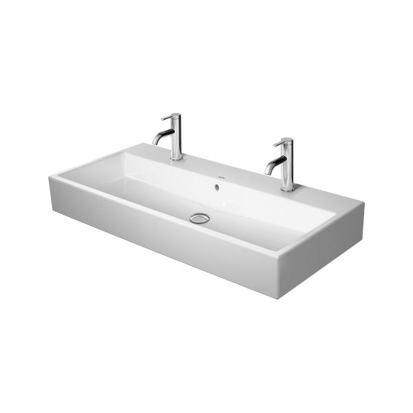 Duravit 235010 Vero Air Furniture Two Holes Washbasin WonderGliss