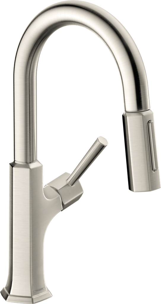 Hansgrohe 04853800 Prep Kitchen Faucet 2 Spray Pull Down 1.75 Gpm In Steel Optic