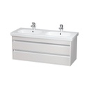 Duravit KT6649 Ketho Wall Mounted Vanity White Matt