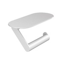 Hansgrohe 27928700 WallStoris Toilet Paper Holder with Shelf Matte White