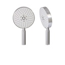 Aquabrass 85279 Grande Round Handshower 3 Functions Brushed Nickel