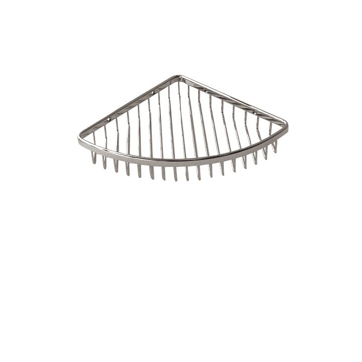 Aquabrass 2007 Baskets Corner Basket Brushed Nickel