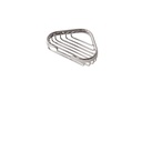 Aquabrass 2021 Baskets Corner Basket Brushed Nickel