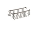 Aquabrass 2054 Baskets Rectangular Basket With Razor Handle Brushed Nickel