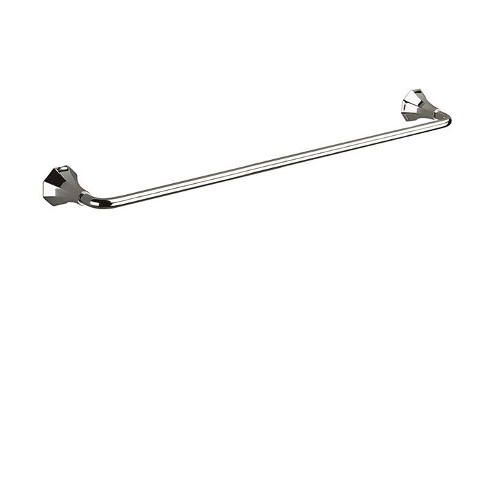 Aquabrass B9706 Serie B9700 19 Wallmount Single Towel Bar Brushed Nickel