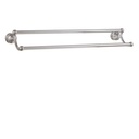 Aquabrass 4104 Serie 4100 Wallmount Double Towel Bar Polished Chrome