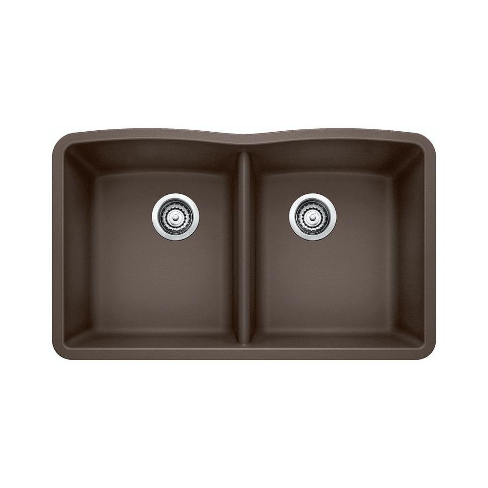 Blanco 400322 Diamond U 2 Double Undermount Kitchen Sink