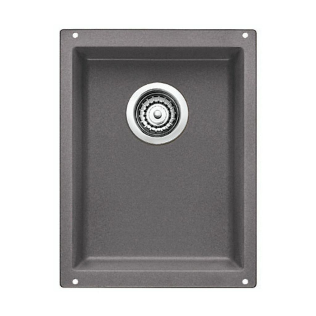 Blanco 401416 Precis U 0.75 Single Undermount Kitchen Sink Cinder