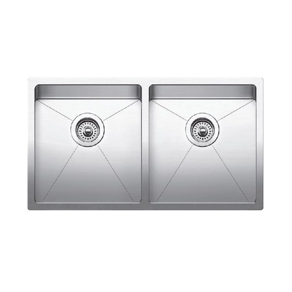 Blanco 401519 Quatrus R15 U 2 Stainless Steel Double Kitchen Sink