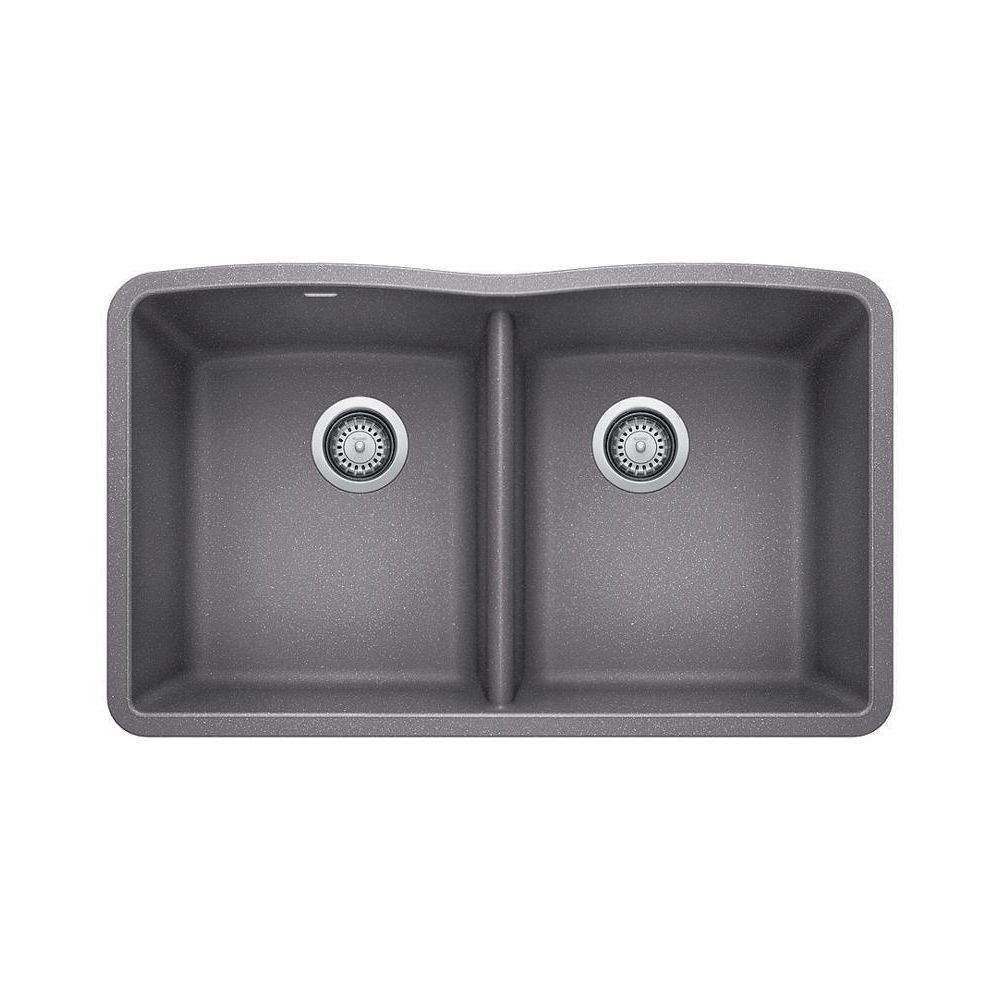 Blanco 401662 Diamond U 2 Double Undermount Kitchen Sink