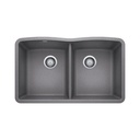 Blanco 401662 Diamond U 2 Double Undermount Kitchen Sink