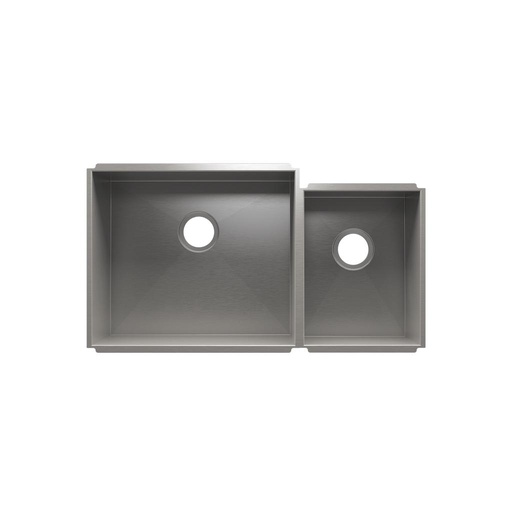 [JUL-003643] Julien 003643 Urbanedge Sink Undermount Double L21X18X10 R12X16X8