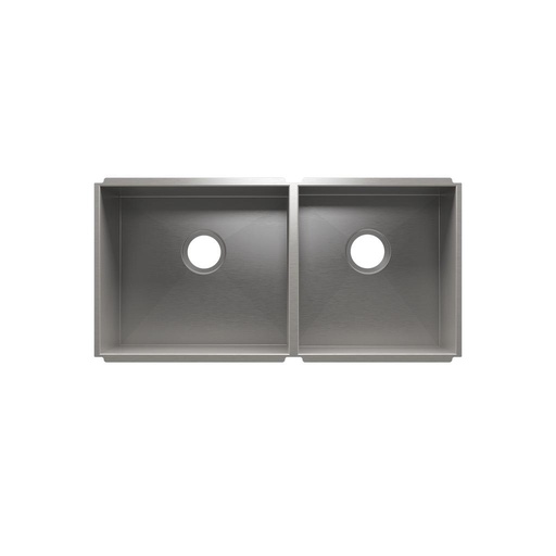 [JUL-003657] Julien 003657 Urbanedge Sink Undermount Double L18X16X10 R15X16X8