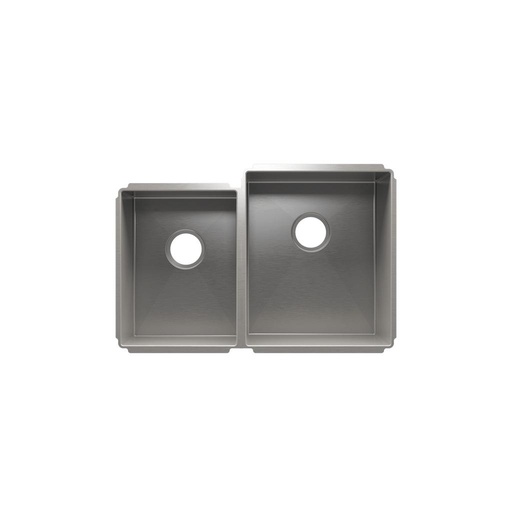 [JUL-003984] Julien 003984 J7 Sink Undermount Double L12X16X8 R15X18X10