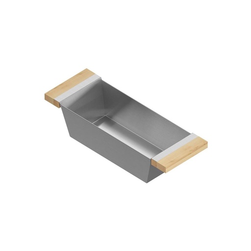 [JUL-205326] Julien 205326 Bin For 16In Sink Maple Handles 6X17X4-1/4