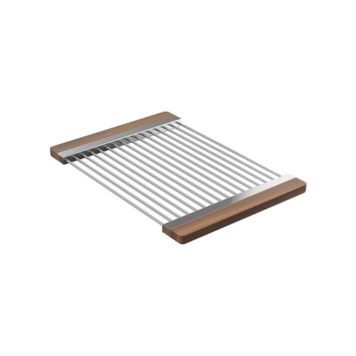 [JUL-215009] Julien 215009 Drying Rack For Fira Sink With Ledge Walnut Handles 12X17-1/4X3/4