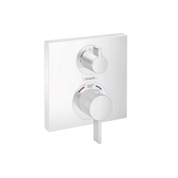 [HAN-15714701] Hansgrohe 15714701 Ecostat Square Thermostatic Trim with Volume Control Matte White