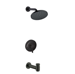 [HAN-04957670] Hansgrohe 04957670 Vernis Blend Pressure Balance Tub Shower Set Matte Black