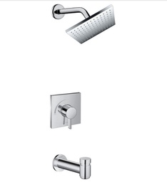 [HAN-04962000] Hansgrohe 04962000 Vernis Shape Pressure Balance Tub Shower Set Chrome