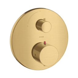 [HAN-10700251] Hansgrohe 10700251 Axor Starck Thermostatic Trim With Volume Control Brushed Gold Optic