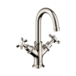 [HAN-16505831] Hansgrohe 16505831 Axor Montreux 2-Handle Faucet 160 with Pop-Up Drain Polished Nickel