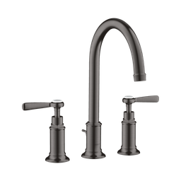 [HAN-16514341] Hansgrohe 16514341 Axor Montreux Widespread Faucet 180 Brushed Black Chrome