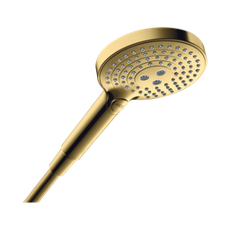 [HAN-26052991] Hansgrohe 26052991 Axor Handshower 120 3-Jet Polished Gold Optic