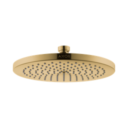 [HAN-26071991] Hansgrohe 26071991 Axor Starck Showerhead 240 1-Jet Polished Gold Optic