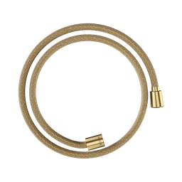 [HAN-28227250] Hansgrohe 28227250 Axor Textile Hose With Cylindircal And Conical Nut 49&quot; Brushed Gold Optic