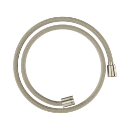 [HAN-28227820] Hansgrohe 28227820 Axor Textile Hose With Cylindircal And Conical Nut 49&quot; Brushed Nickel