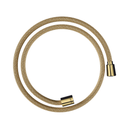 [HAN-28227990] Hansgrohe 28227990 Axor Textile Hose With Cylindircal And Conical Nut 49&quot; Polished Gold Optic