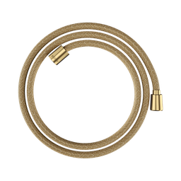 [HAN-28259250] Hansgrohe 28259250 Axor Textile Hose With Cylindrical And Conical Nut 63&quot; Brushed Gold Optic