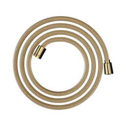 [HAN-28290990] Hansgrohe 28290990 Axor Textile Hose With Cylindrical And Conical Nut 79&quot; Polished Gold Optic