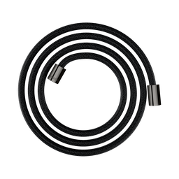 [HAN-28291330] Hansgrohe 28291330 Axor Textile Hose With Cylindrical Nut 79&quot; Polished Black Chrome