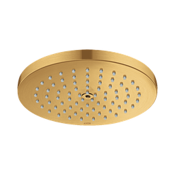 [HAN-28618251] Hansgrohe 28618251 Axor Starck Showerhead 180 1-Jet Powder Rain Brushed Gold Optic