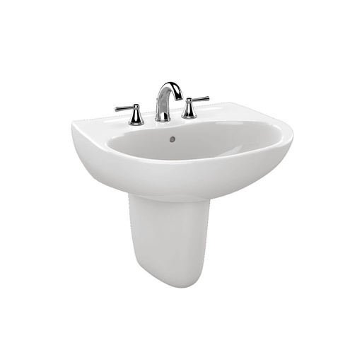 [TOTO-LHT241.4G#01] TOTO LHT241 Supreme Wall Mount 4" Lavatory Cotton