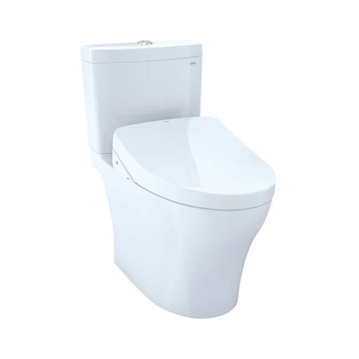 [TOTO-MW4463046CEMG#01] TOTO MW4463046CEMG Aquia IV WASHLET S500e Two Piece Toilet Cotton