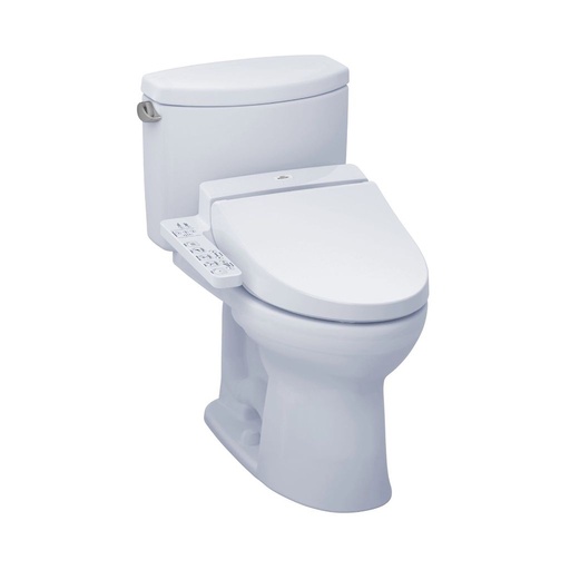 [TOTO-MW4542034CEFG#01] TOTO MW4542034CEFG Drake II WASHLET C100 Two Piece Toilet Cotton