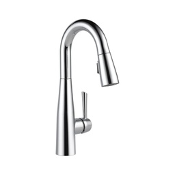 [DEL-9913-DST] Delta 9913 Essa Single Handle Pull Down Bar Prep Faucet Chrome