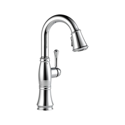 [DEL-9997-AR-PR-DST] Delta 9997-AR-PR-DST Cassidy Bar/Prep Single Handle Pull Down Faucet Lumicoat Arctic Stainless