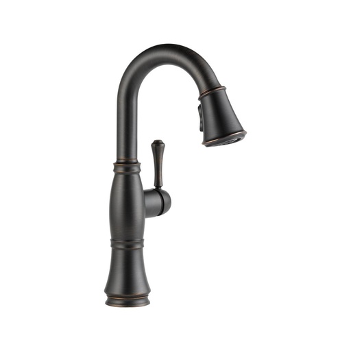 [DEL-9997-RB-DST] Delta 9997 Cassidy Single Handle Pull Down Bar Prep Faucet Venetian Bronze