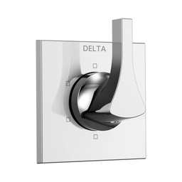 [DEL-T11974] Delta T11974 Zura 6 Setting 3 Port Diverter Trim Chrome