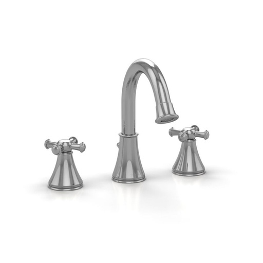 [TOTO-TL220DDH#CP] TOTO TL220DDH Vivian Alta Lavatory Faucet Cross Handles Chrome